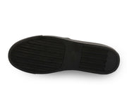 The Slip on Leather in Black Monochrome