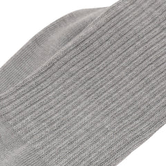 Plain Long Socks in Light Grey