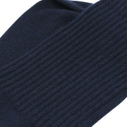 Plain Long Socks in Navy