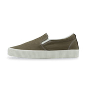 The Slip On Canvas in Olive